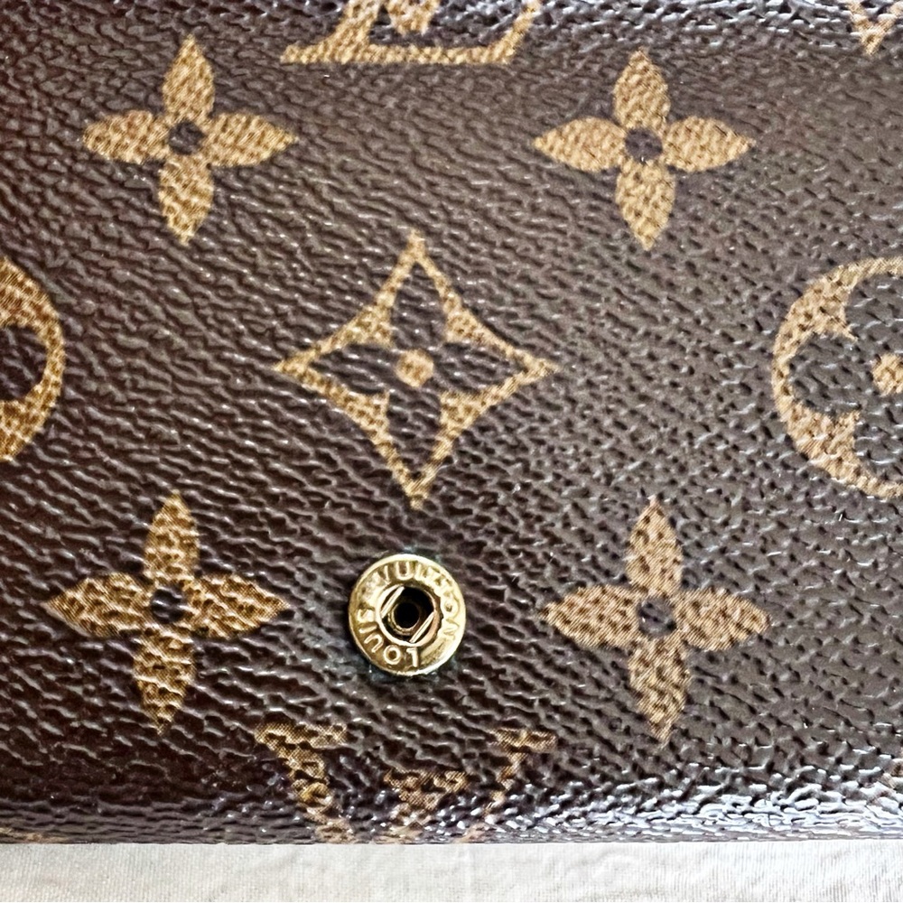 LOUIS VUTTION Vintage Portomonevier Tresor Monogram Wallet ~ 97’ - Picture 15 of 17
